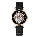 WWOOR 8851 Women Watches Quartz Watch Leather Rhinestone Fashion Wristwatches Luxury Brand Reloj de mujer Factory